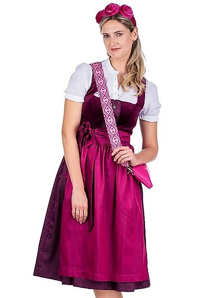 Spieth & Wensky Dirndl Samt Dirndl günstig online kaufen
