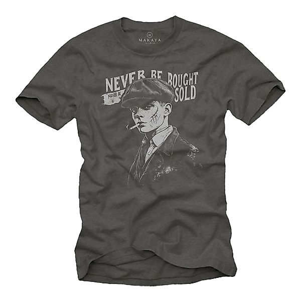 MAKAYA T-Shirt Herren Kurzarm mit Druck günstig online kaufen