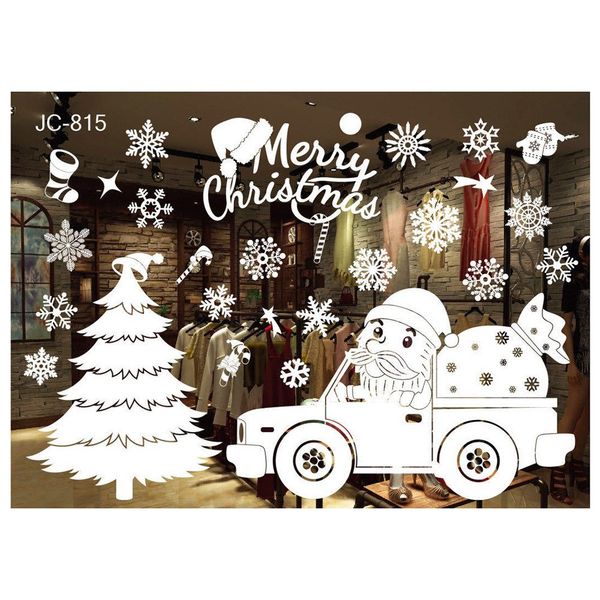 Coonoor Fenstersticker Fensterbilder Weihnachten Selbstklebend, Weihnachtsd günstig online kaufen
