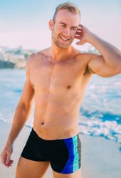 Luvanni Boxer-Badehose Badehose Herren Schnelltrocknende Beachshorts günstig online kaufen