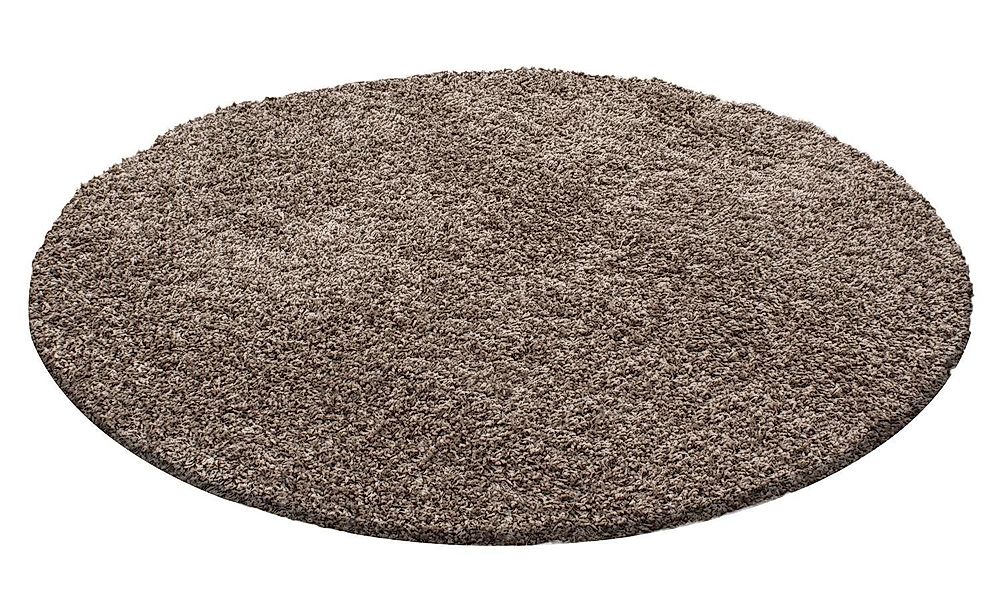 SchönesWohnen24 Hochflor-Teppich Hochflor Teppich LIFE Mokka günstig online kaufen