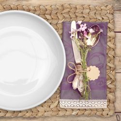 relaxdays Platzset Eckiges Tischset 6er Set günstig online kaufen