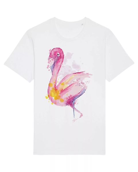 Flamingo Watercolor | T-shirt Unisex günstig online kaufen