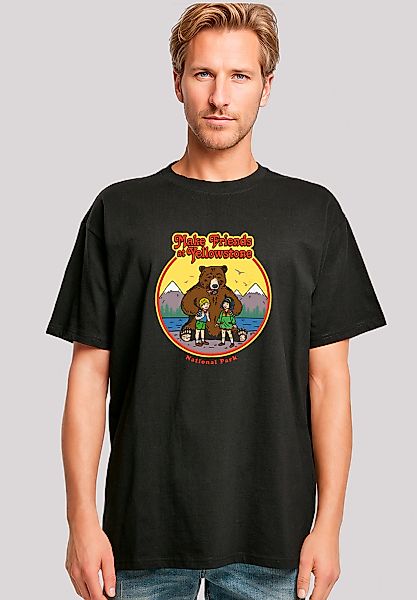 F4NT4STIC T-Shirt "US National Parks Make Friends At Yellowstone", Premium günstig online kaufen