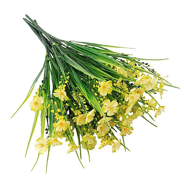 Kunstblumenstrauß Outdoor Kunstpflanze,Künstliche Frühlingsgras-Gänseblümch günstig online kaufen