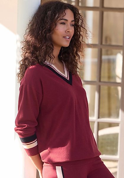 French Connection Strickpullover, mit Kontraststreifen günstig online kaufen