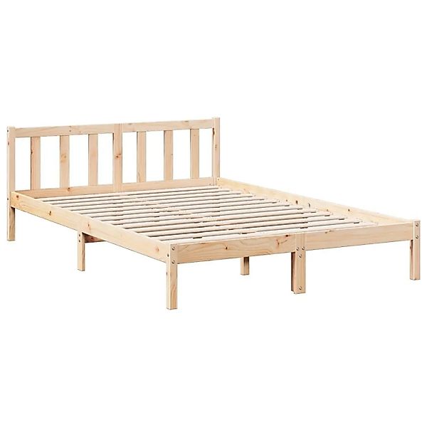 vidaXL Massivholzbett Extra Lang ohne Matratze 140x220 Kiefernholz 852448 günstig online kaufen