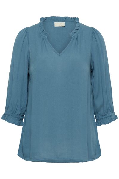 KAFFE Curve Langarmbluse Halblange Ärmel KCkiv günstig online kaufen