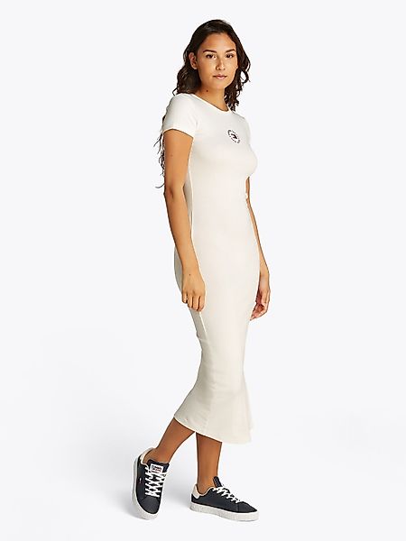 Tommy Jeans Jerseykleid "TJW BODYCON LOGO 2 DRESS" mit Logostickerei, mit K günstig online kaufen