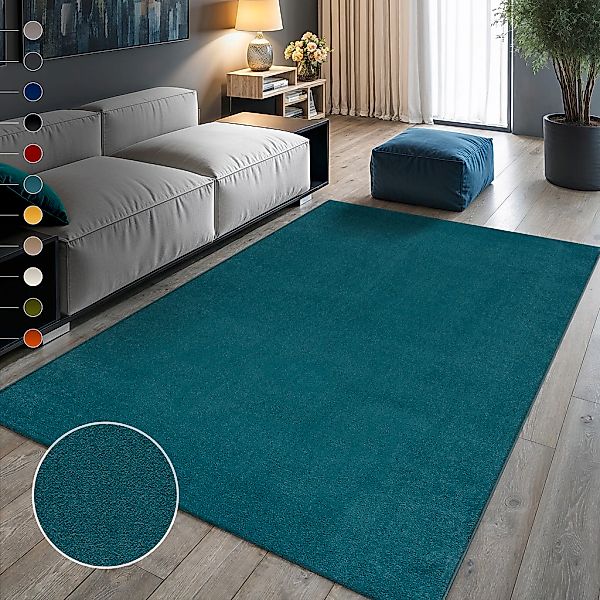 Sanat Teppich "UNI, auch als Läufer- und Rundgrößen erhältlich" rechteckig günstig online kaufen