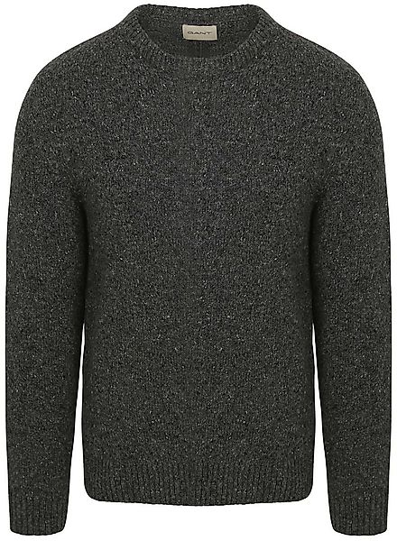Gant Pullover Wool Blend Anthrazit - Größe M günstig online kaufen