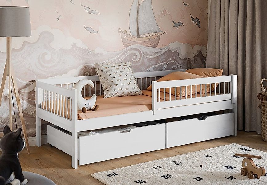 Kids Collective Kinderbett mit Schubladen 90x200cm günstig online kaufen