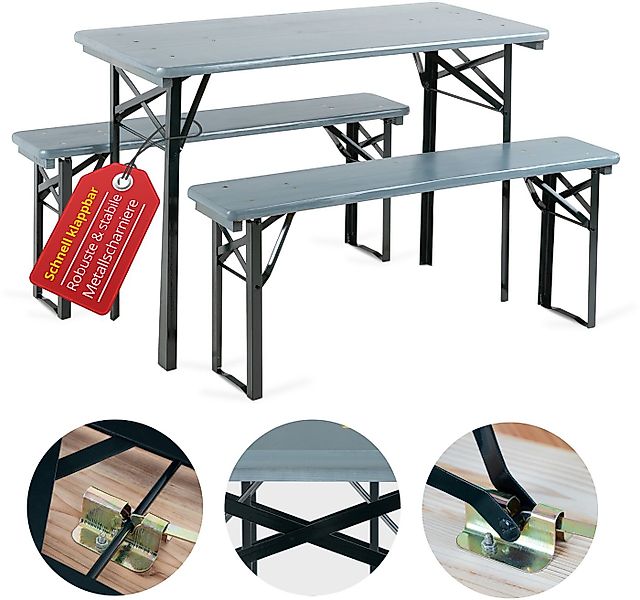 Stagecaptain Bierzeltgarnitur Stagecaptain Hirschgarten Bierzeltgarnitur fü günstig online kaufen