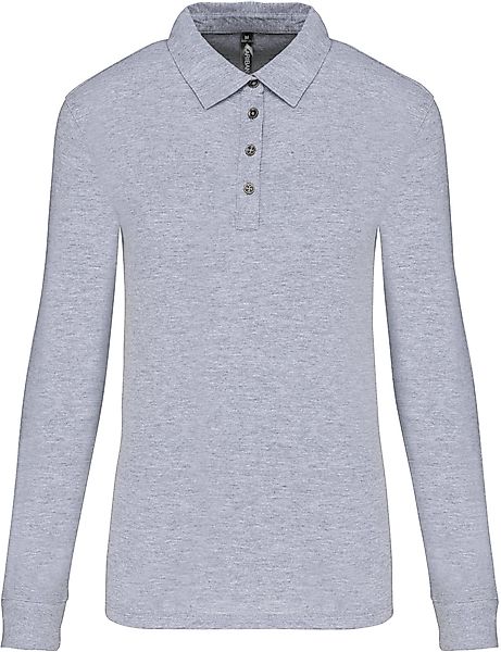 Kariban Langarm-Poloshirt Langarm-Polohemd für Damen aus günstig online kaufen