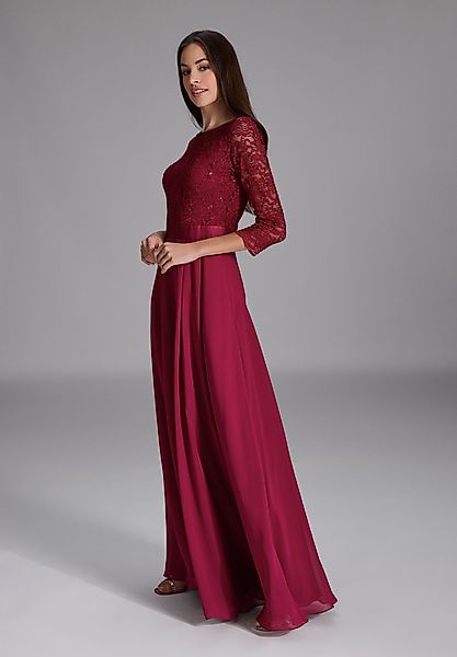 SWING Abendkleid Taillierte Passform mit ausgestelltem günstig online kaufen
