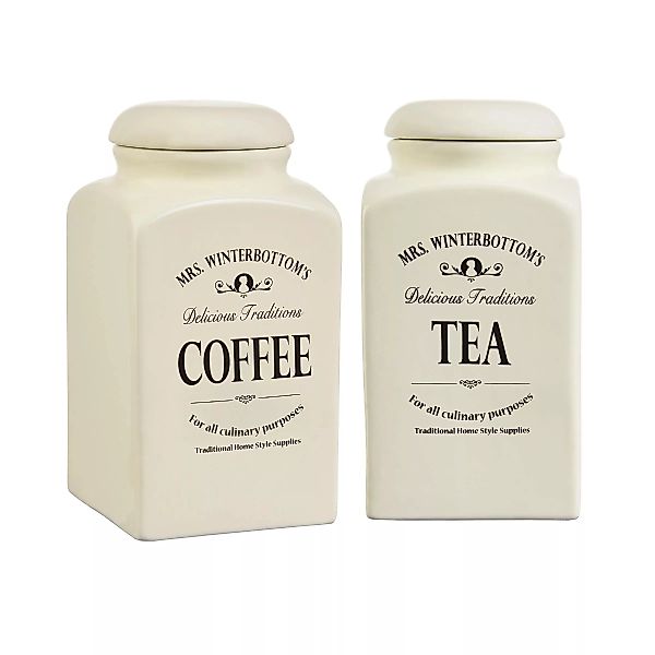 MRS. WINTERBOTTOM'S Kaffee- und Teedose Set 1,3 l günstig online kaufen