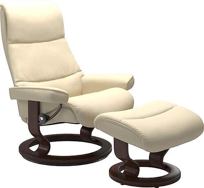 Stressless Fußhocker "View", mit Classic Base,Gestell Braun günstig online kaufen