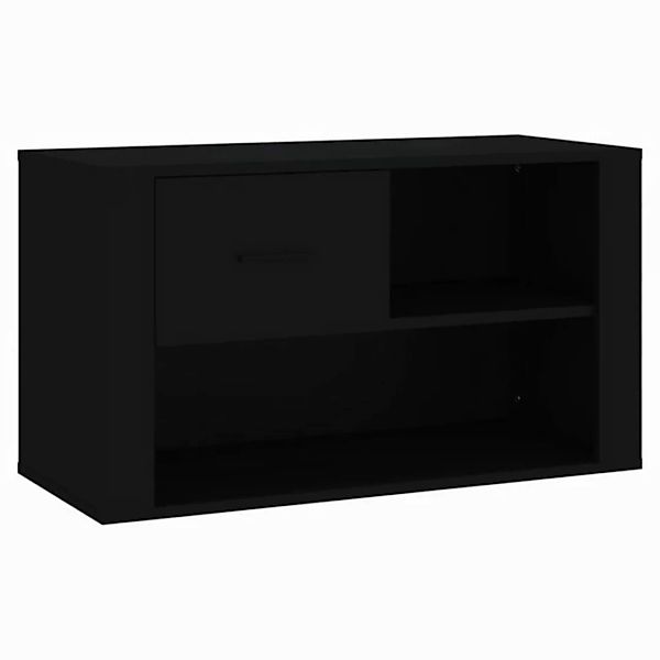 vidaXL Schuhschrank Schuhschrank Schwarz 80x35x45 cm Spanplatte günstig online kaufen