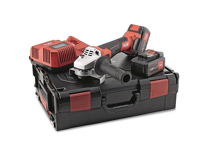 Flex Akku-Winkelschleifer LB 125 18.0-EC, Set inkl. 2 Akkus, Ladegerät und günstig online kaufen
