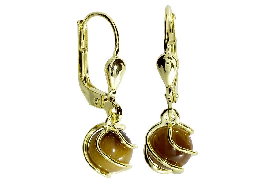 OSTSEE-SCHMUCK Paar Ohrhänger Ostsee-Schmuck Ohrhänger Goldkäfig Ohrhänger günstig online kaufen