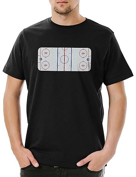 Urban Backwoods Print-Shirt Icehockey Field Herren T-Shirt Player Sport Pas günstig online kaufen