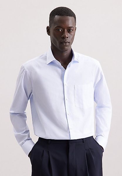 seidensticker Businesshemd Schwarze Rose Regular 1/1 Kentkragen Druck günstig online kaufen