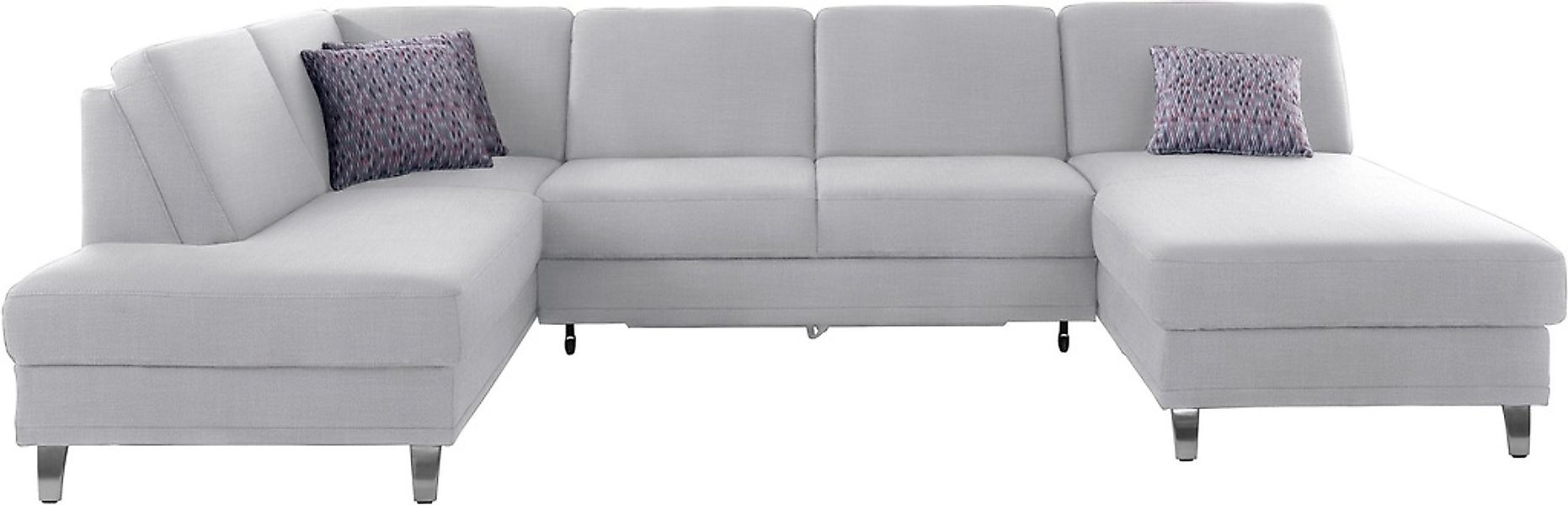 sit&more Wohnlandschaft »Clio U-Form« wahlweise mit Bettfunktion und Bettka günstig online kaufen