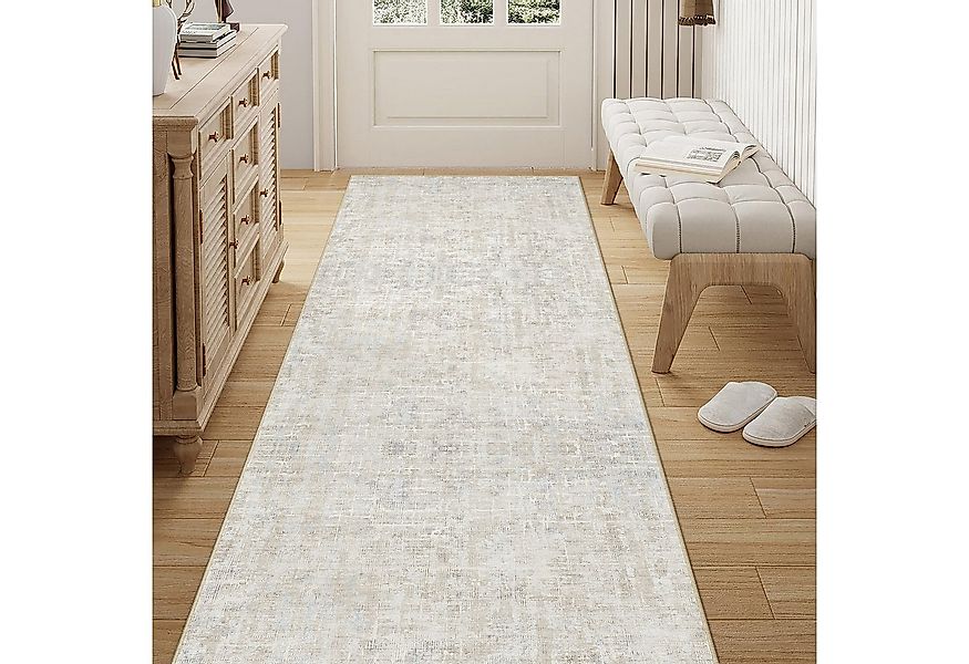 PURECOZY Teppich kurzflor, Wohnzimmerteppich, rutschfester Teppich, Abstrak günstig online kaufen