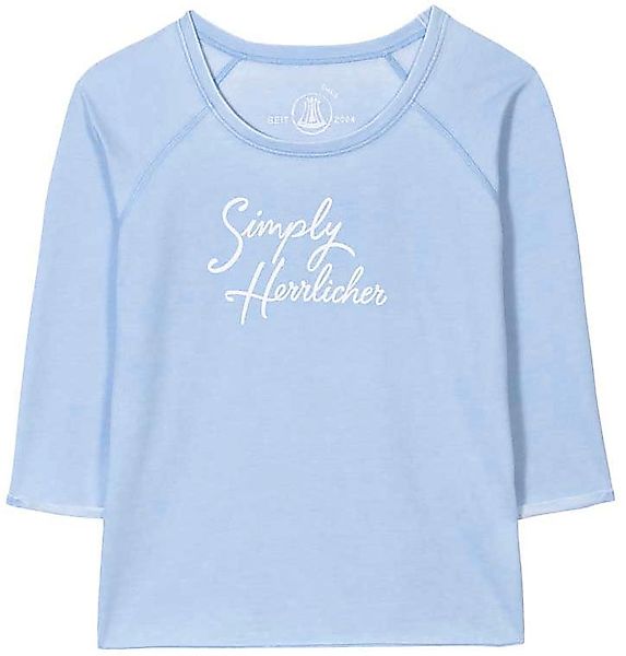 Herrlicher Sweater ANGELIKA mit Logo-Statement Stickerei günstig online kaufen