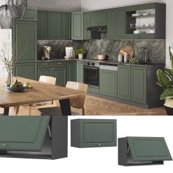 Vicco Hängeschrank Fame-Line, Grün-Gold Landhaus/Anthrazit, 60 günstig online kaufen