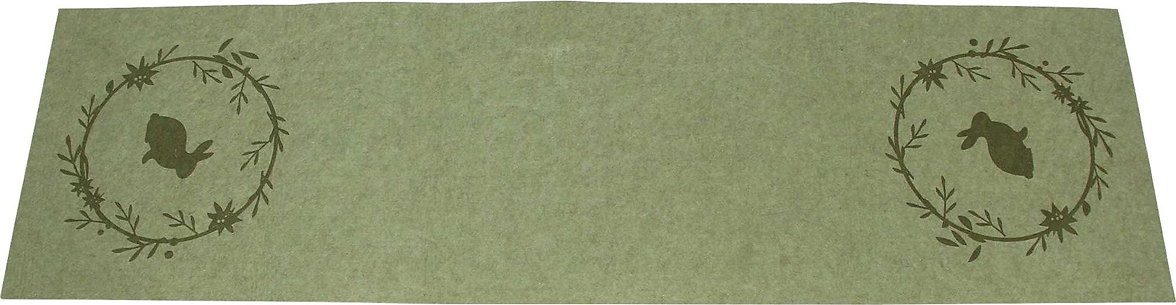 Tischdecke Tischläufer "Osterkranz" (1-tlg), Filz Motiv günstig online kaufen