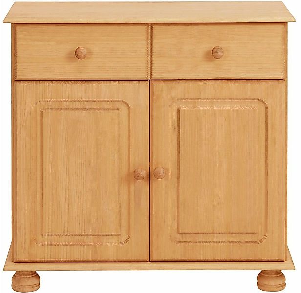OTTO home Sideboard Mette, Kommode mit gefrästen, kugelförmigen Füßen, Brei günstig online kaufen