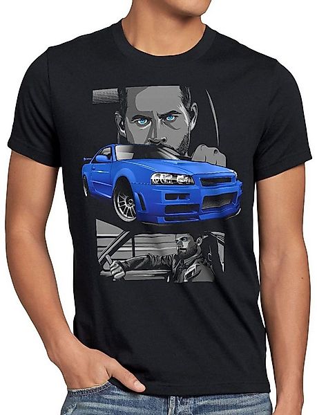 style3 T-Shirt Furious Champion brian oconner autorennen the fast and the f günstig online kaufen