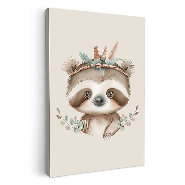 OneMillionCanvasses® Leinwandbild Faultier - Tiere - günstig online kaufen