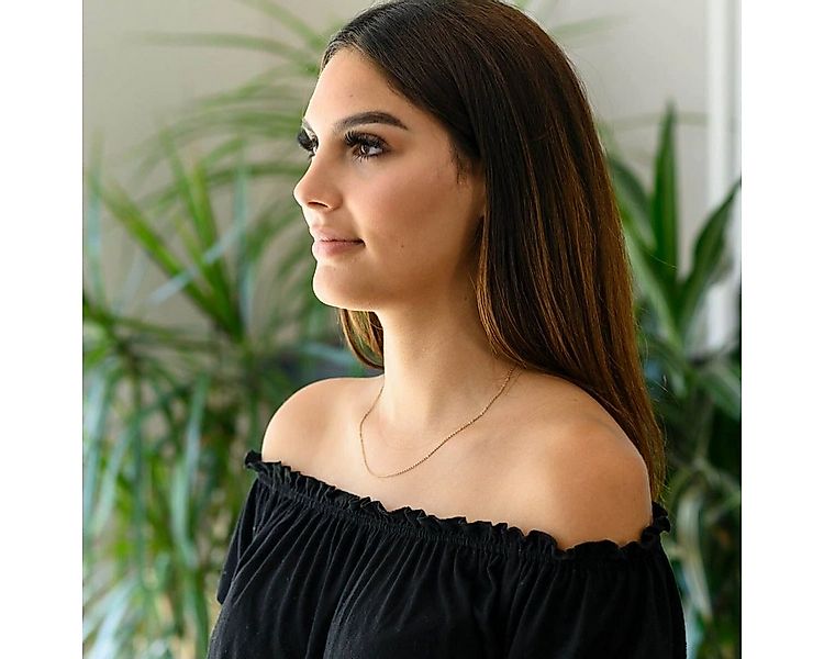 Materia Gliederkette Damen Rosegold Ankerkette 42-47cm K140, Sterlingsilber günstig online kaufen