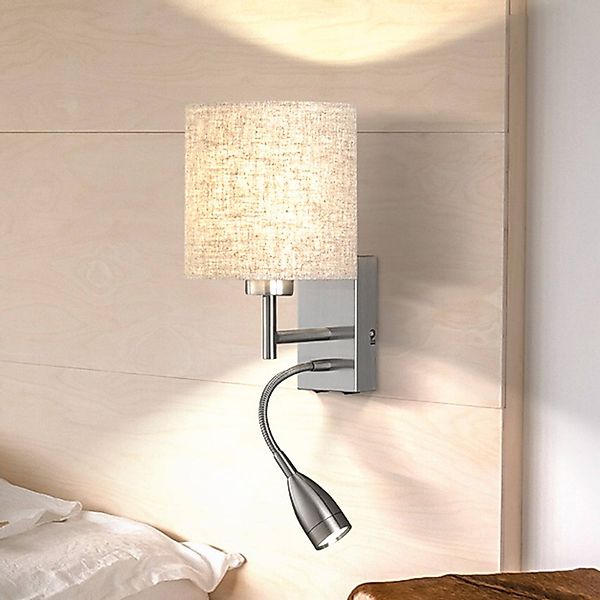 Fischer-Honsel Wandleuchte   ¦ silber ¦ Maße (cm): B: 16 H: 28 T: 26.0 Lamp günstig online kaufen