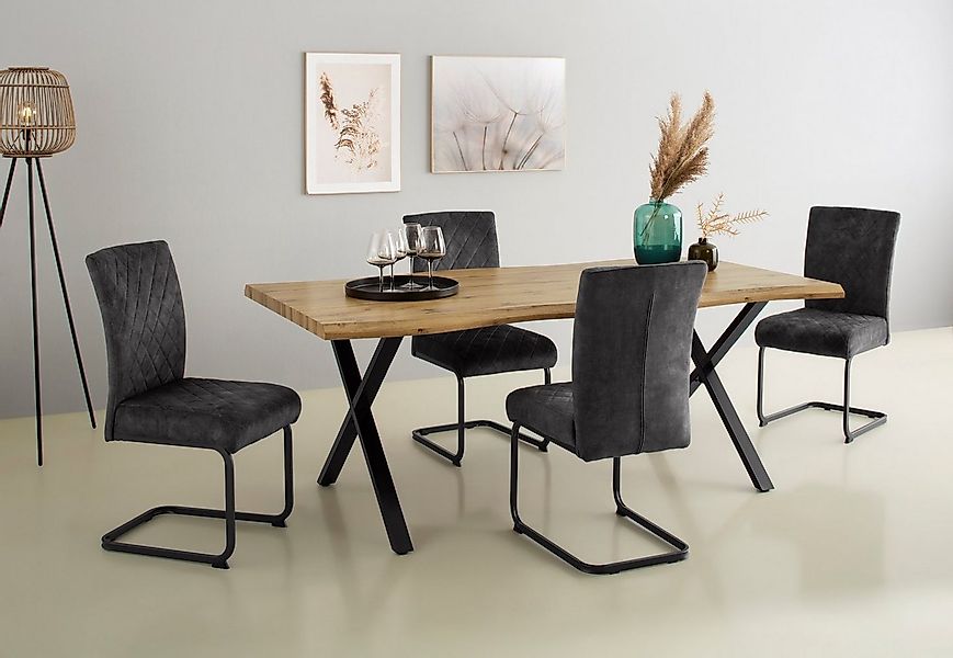 HELA Esstisch GRETA BESTSELLER, Baumkantentisch (Nachb), versch. Größen, 46 günstig online kaufen