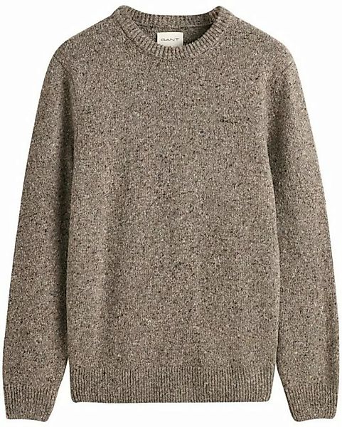 Gant Strickpullover Wool Nepps Rundhalspullover günstig online kaufen