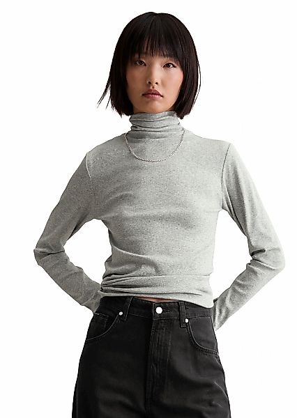 Marc OPolo DENIM Rollkragenshirt "slim fit aus Rippjersey" günstig online kaufen