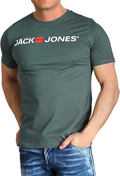 Jack & Jones T-Shirt Bequemes Logo-Shirt mit Printdruck (2er-Pack) günstig online kaufen