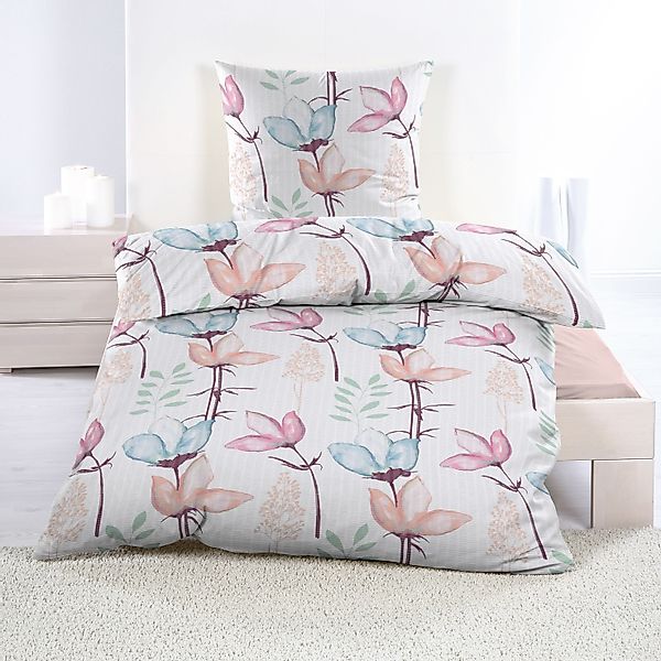 Casa Colori Bettwäsche Casa Calori, Seersucker, günstig online kaufen
