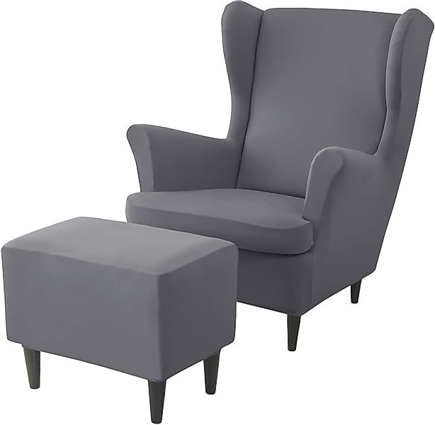 Coonoor Sesselhusse Ohrensesselbezüge, Ohrensessel-Bezug mit elastischem Ba günstig online kaufen