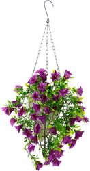 Kunstblume Petunien-Hänger mit Hängeampel Petunien Pflanze günstig online kaufen
