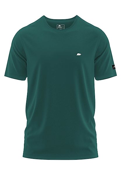 FORSBERG T-Shirt T-Shirt mit kleinem Gummi-Patch günstig online kaufen