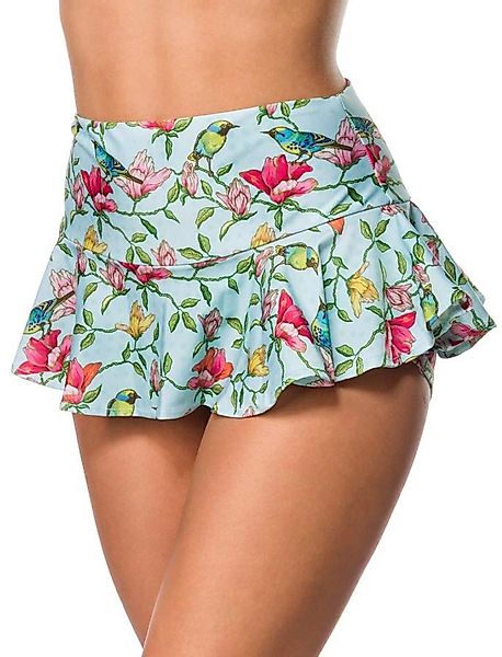 Vintage Bikiniröckchen Blau/Pink/Grün günstig online kaufen
