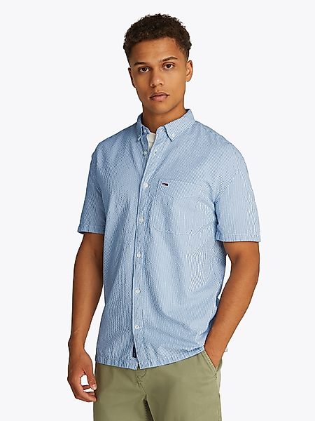 Tommy Jeans Kurzarmhemd TJM REG SEERSUCKER günstig online kaufen