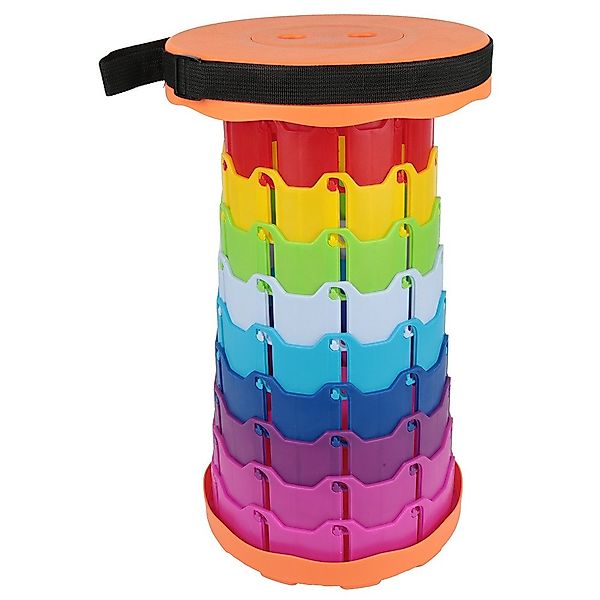 JEOBEST Campinghocker Tragbarer Klapphocker, Mini Teleskophocker, günstig online kaufen