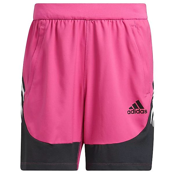 Adidas Aero 3 Stripes Pb Shorts Hosen 2XL Pink günstig online kaufen
