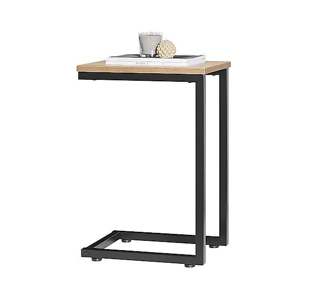 SoBuy Beistelltisch FBT87/44, C-Form, mobiler Kaffeetisch, Wohnzimmer Schla günstig online kaufen