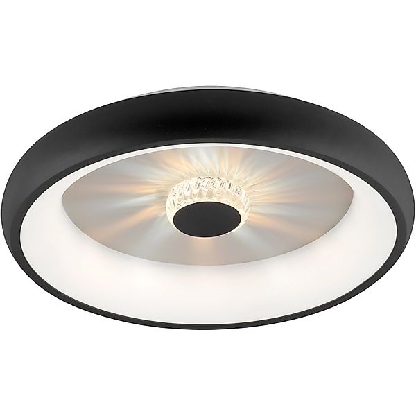 Just Light. LED-Deckenleuchte Vertigo Schwarz Ø 46,5 cm günstig online kaufen